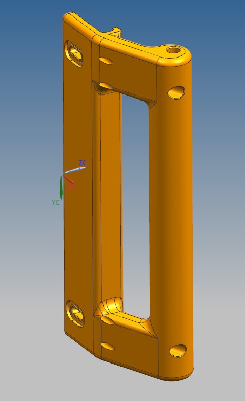 Handle for freezer