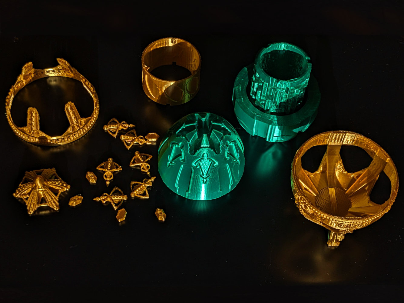 Art Deco Faberge Puzzle Egg (no mmu needed) — miniatura 7