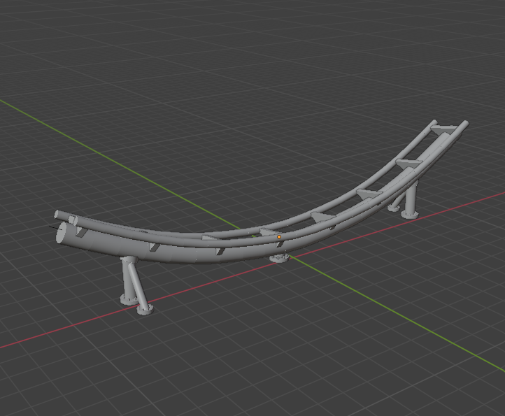 rollercoaster track piece