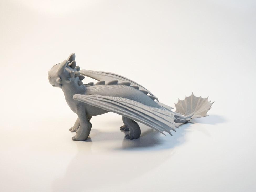 Toothless Dragon Figurine Cartoons 3D Printable