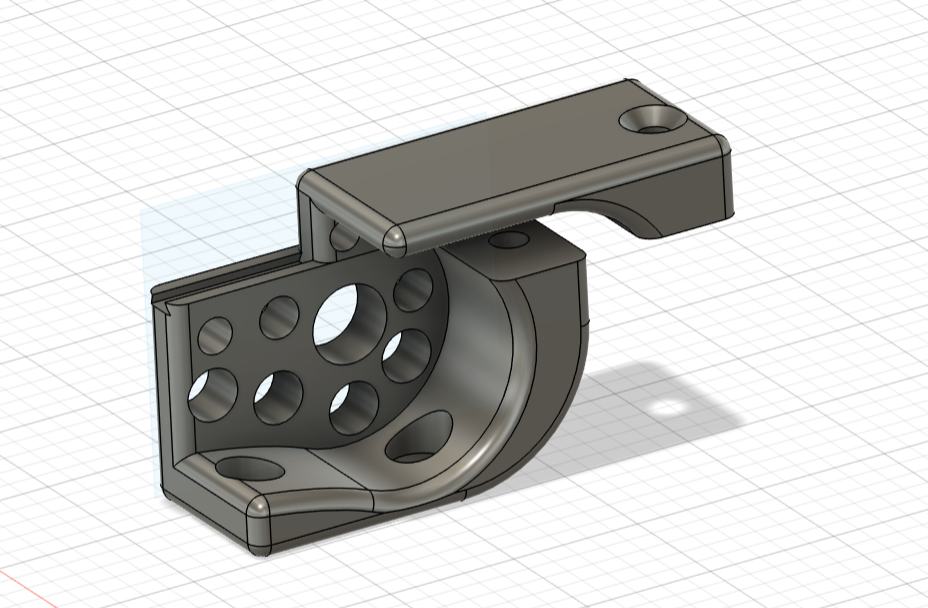 Two-part sliding mount for Fritzbox routers