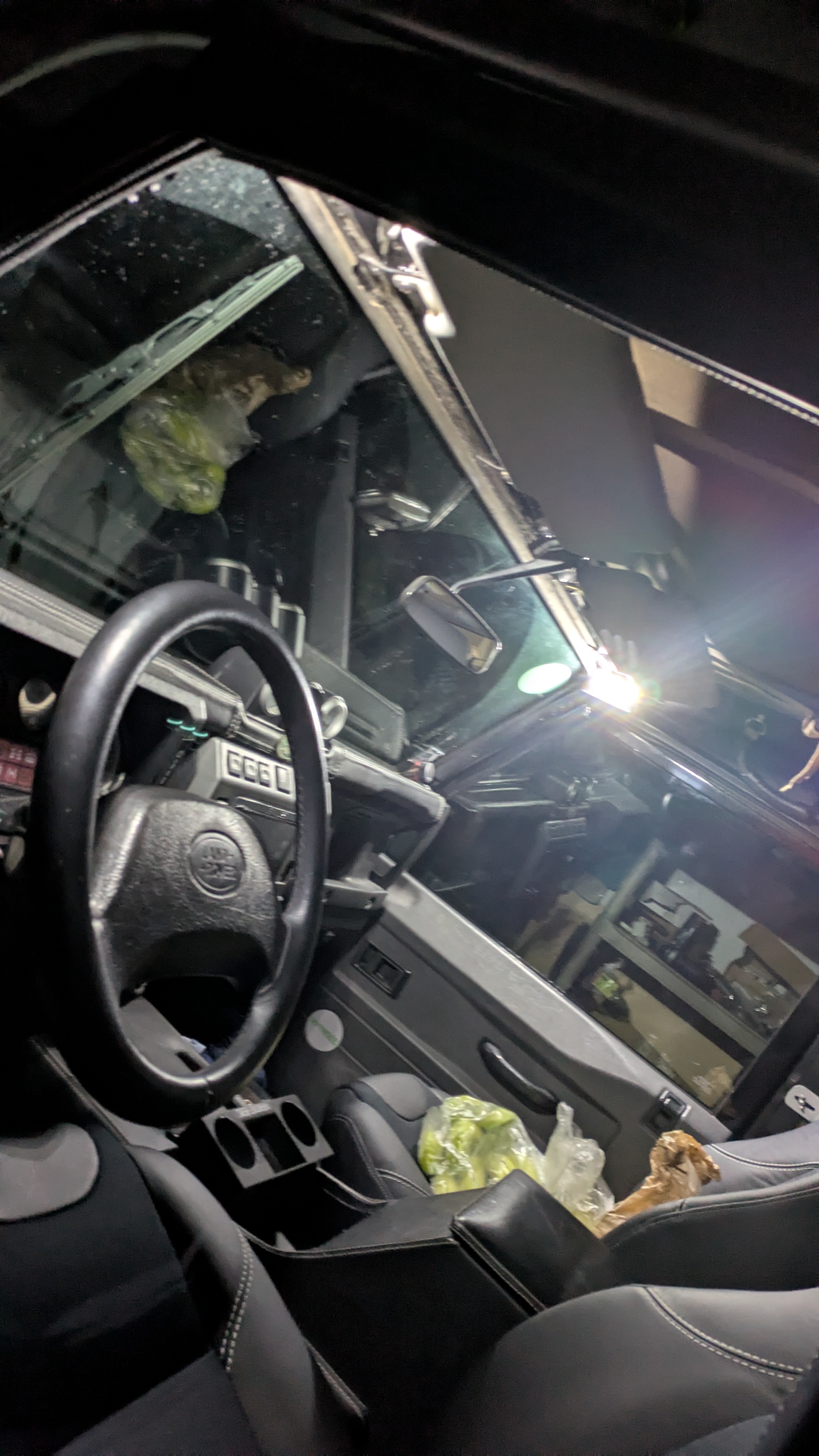 interior light Land rover defender soft top