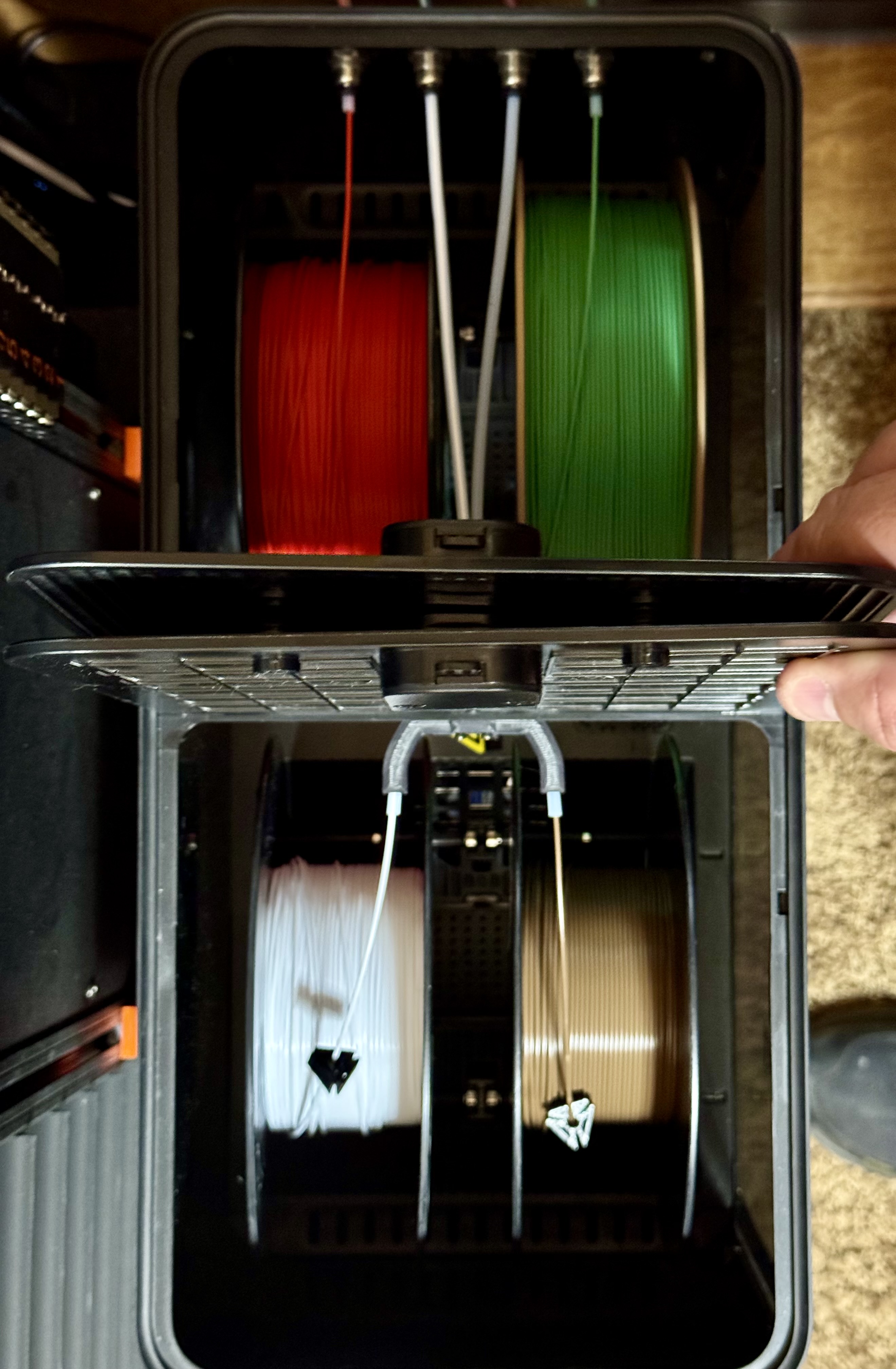 Sunlu S4 Bowden tube manager (internal) — miniatura 4