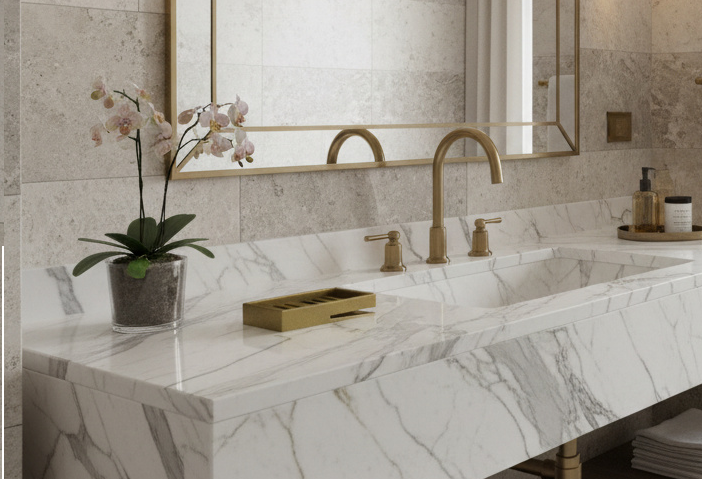 Luxurious modern soap dish with water drainage