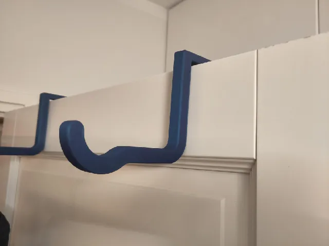Clothes hanger door hook