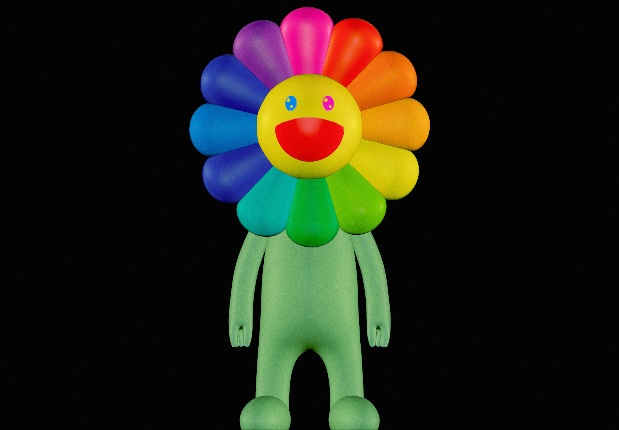 Takashi Murakami Flower Sculpture