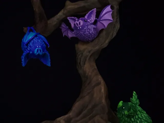 Prism Prints - Cute Bats & Jack-O-Lantern