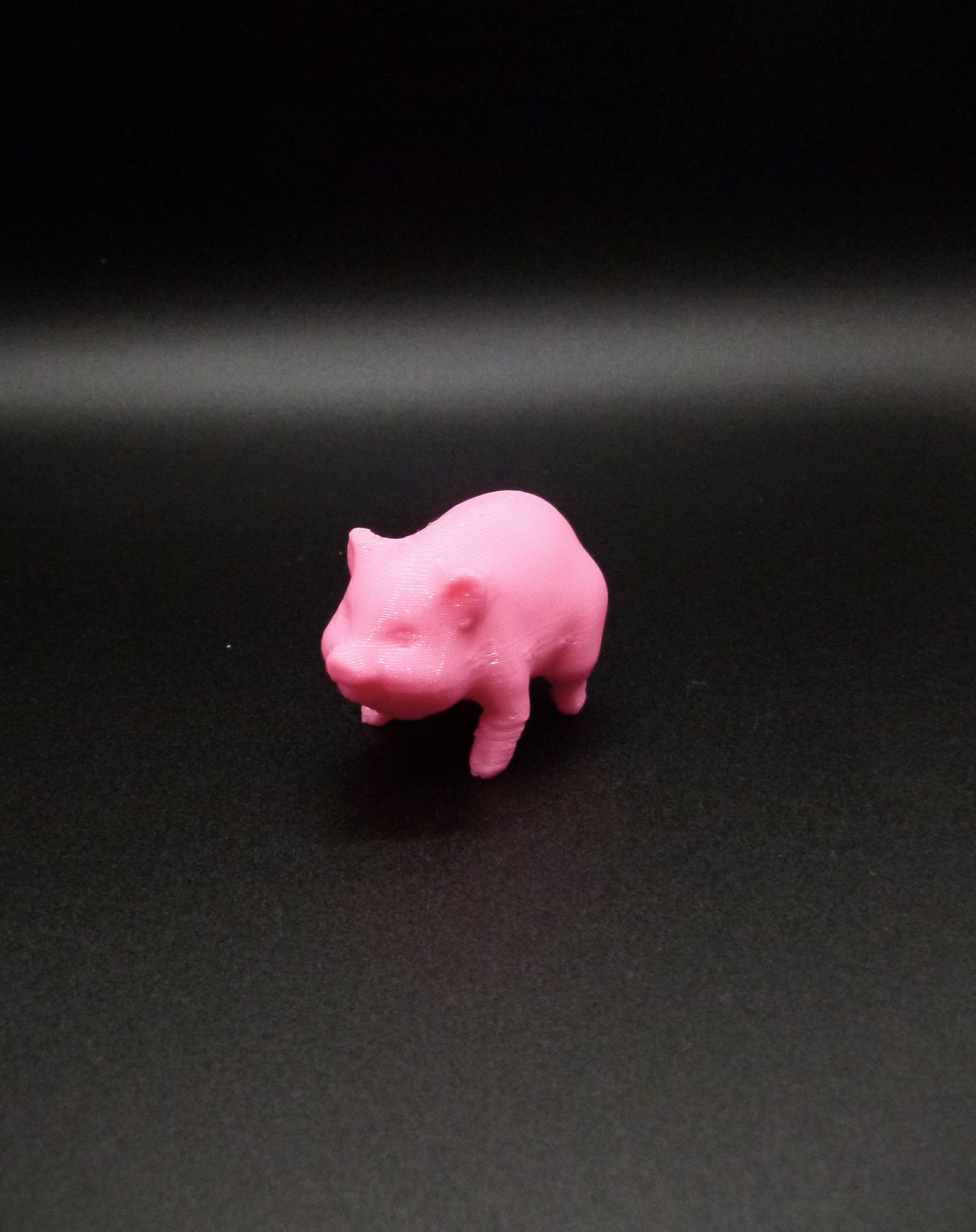 Cute little pig - rounded surface - suitable for wheelchair brakes