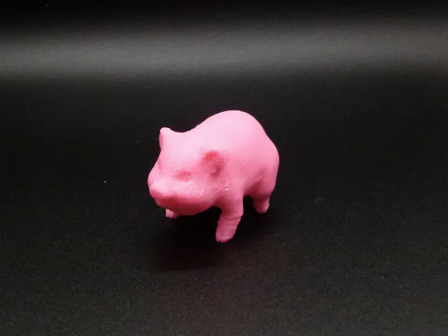 Cute little pig - rounded surface - suitable for wheelchair brakes