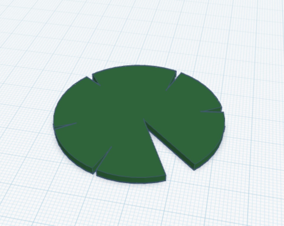 Lily pad coaster