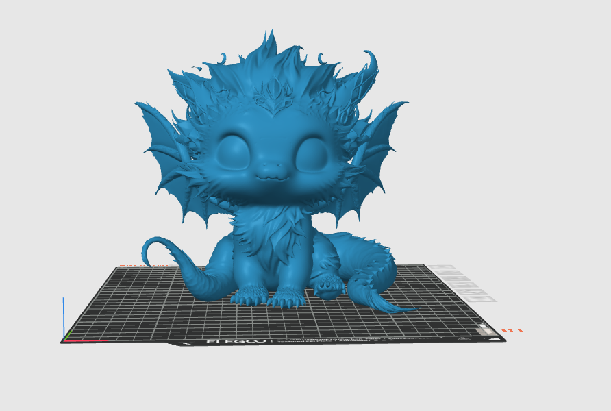 Siting Chinese Young Dragon