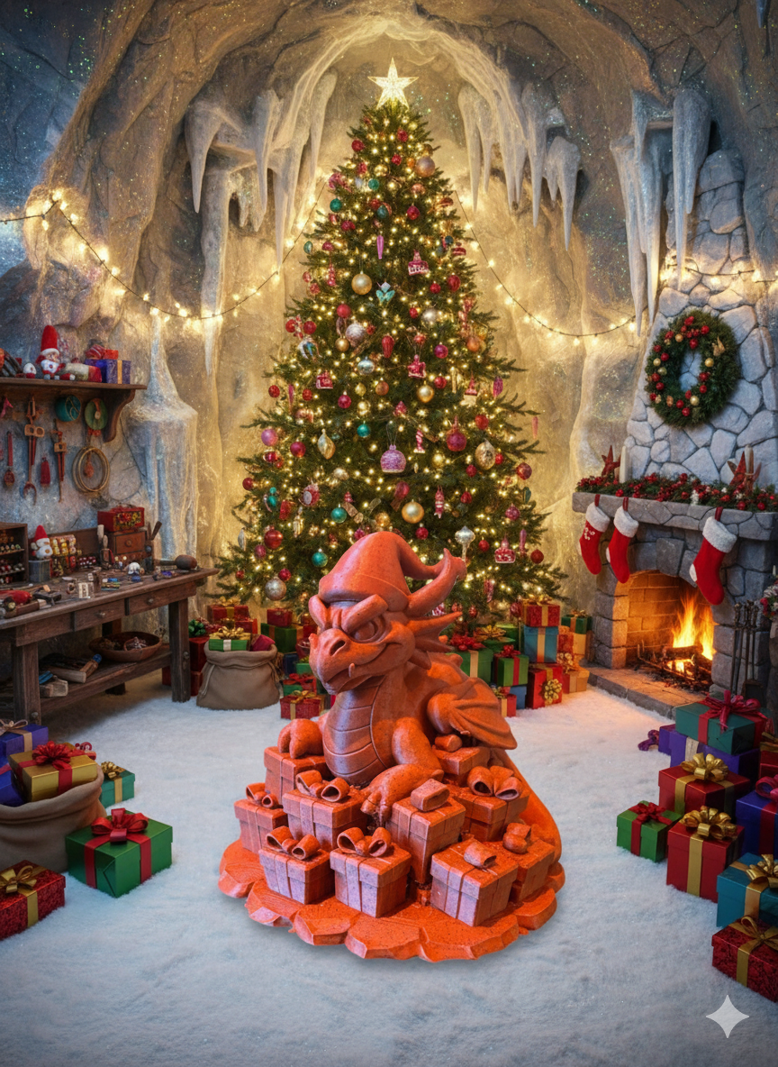 Smaug Claus: “I hoard gifts now.”