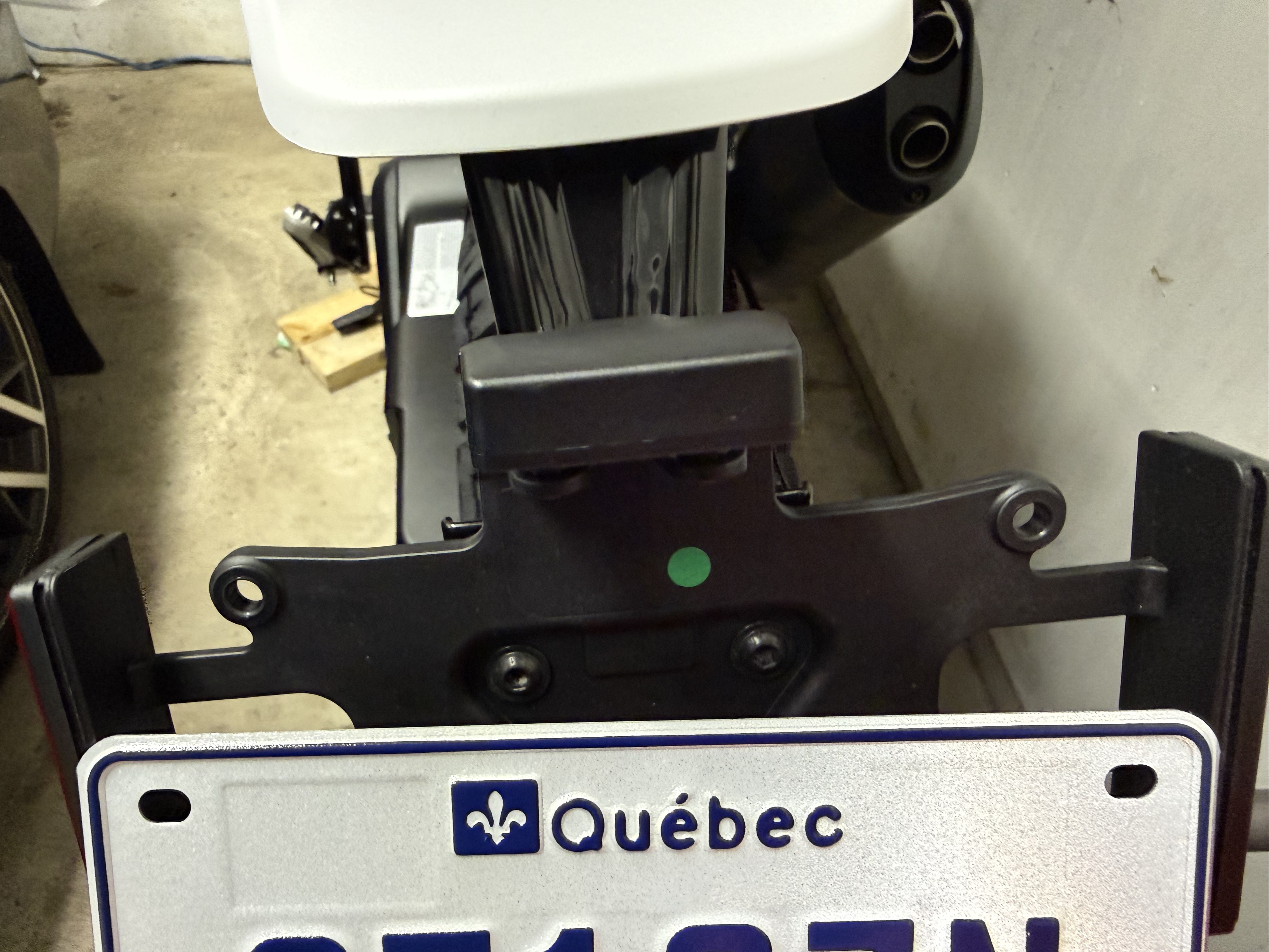 Ducati License Plate adapter