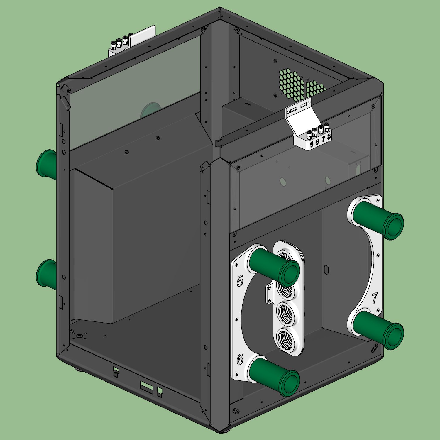 INDX Spool mount and filament quide