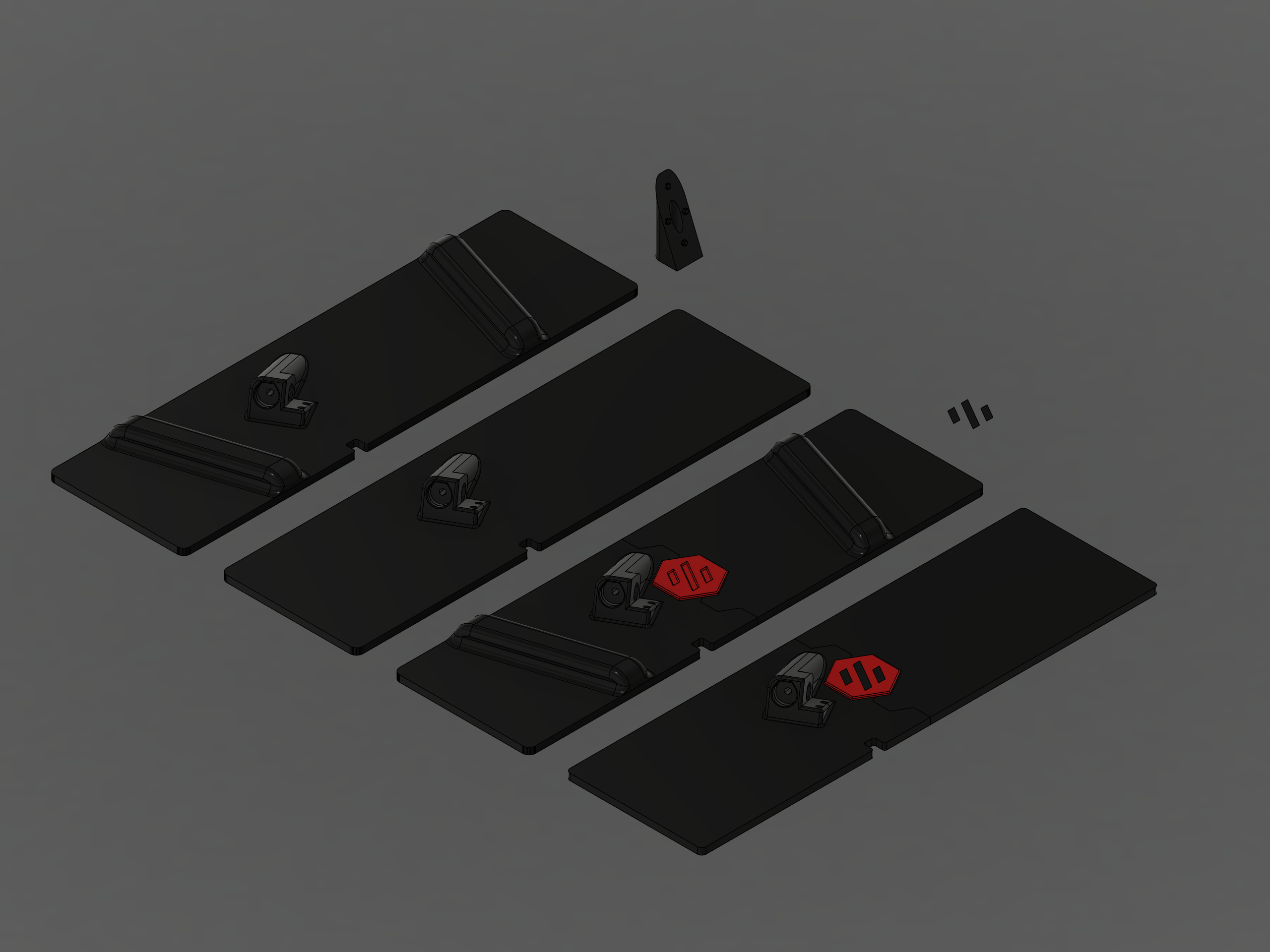 V0 Upper-Rear Bowden Inlet (URBI) for Voron V0 - Dual ECAS and 5.5mm Ball Bearing Filament Runout Sensor - Single, Split, Wire Channels