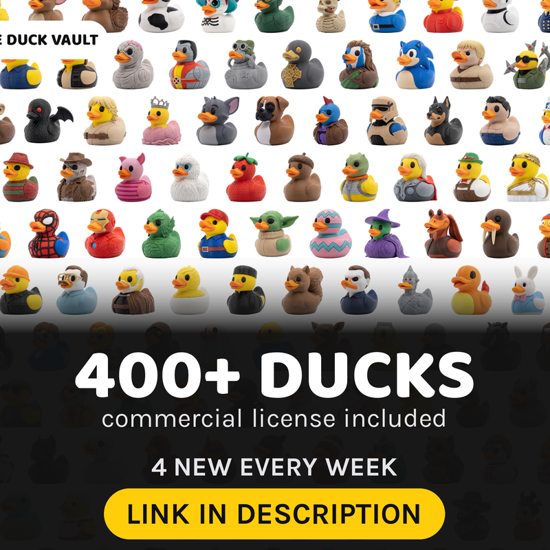Xenomorph Duck by The Duck Vault | Download free STL model | Printables.com