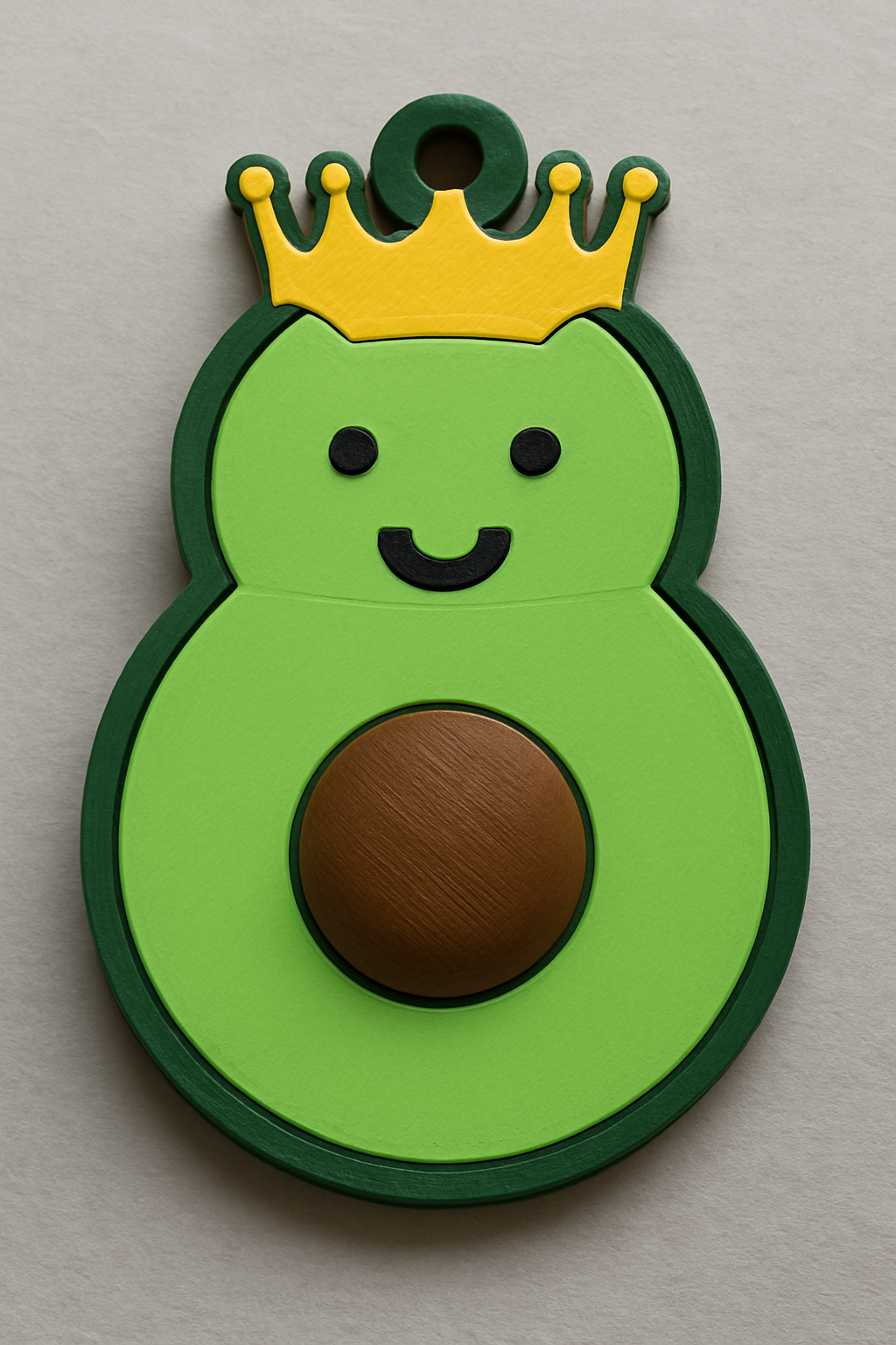 Avocado King Keychain V2
