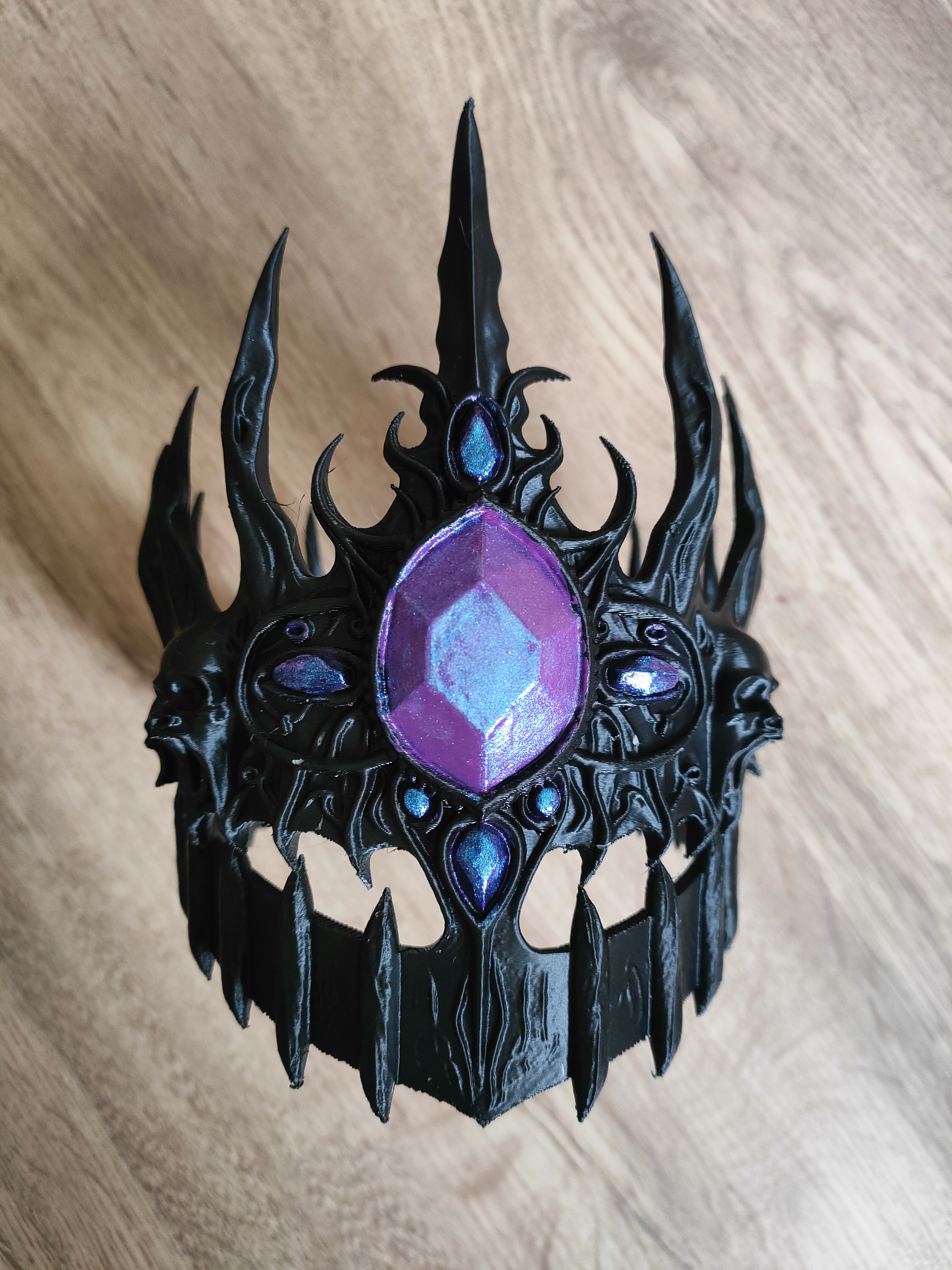 Lich King Dark Skeleton Crown