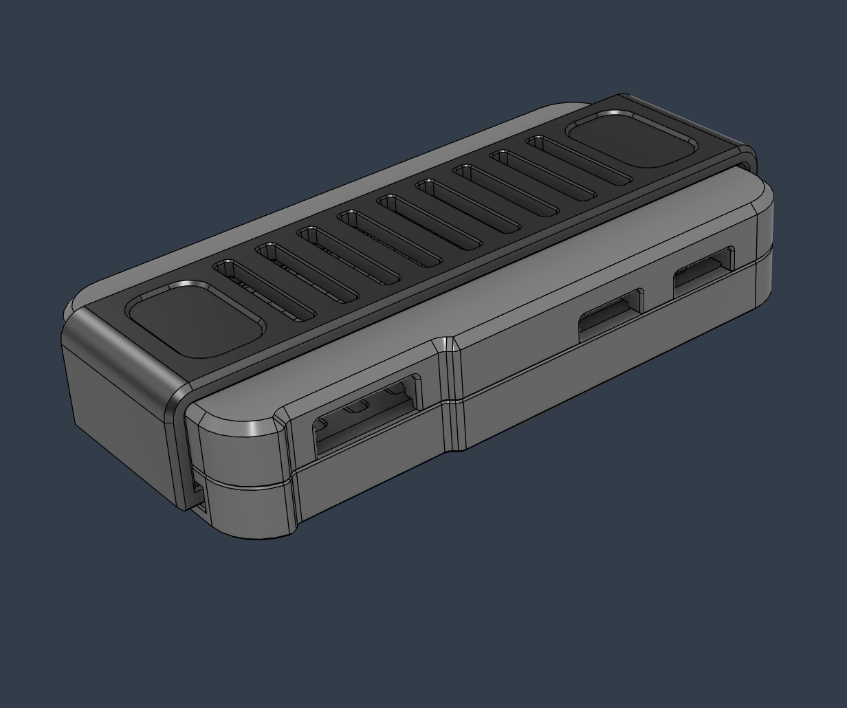 Miniatura 2 do modelo 3D Raspberry Pi Zero 2W Slim Case