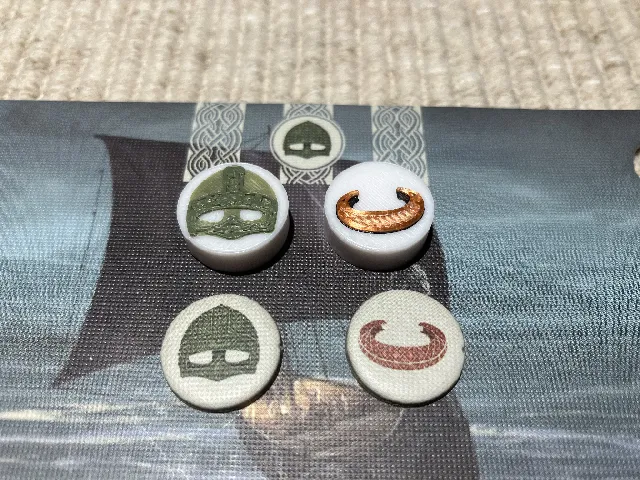 Knarr Recruit and Bracelet Tokens