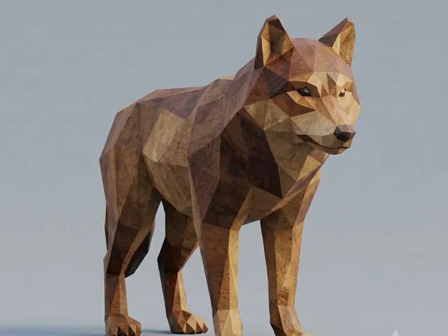 Low Poly Wolf