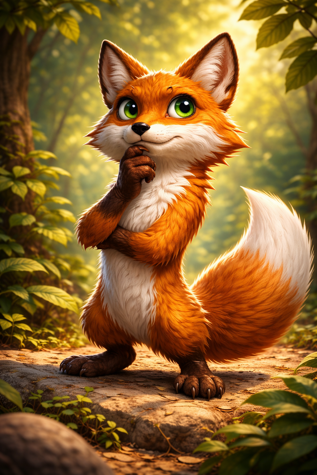 thoughtful fox — thumbnail 2