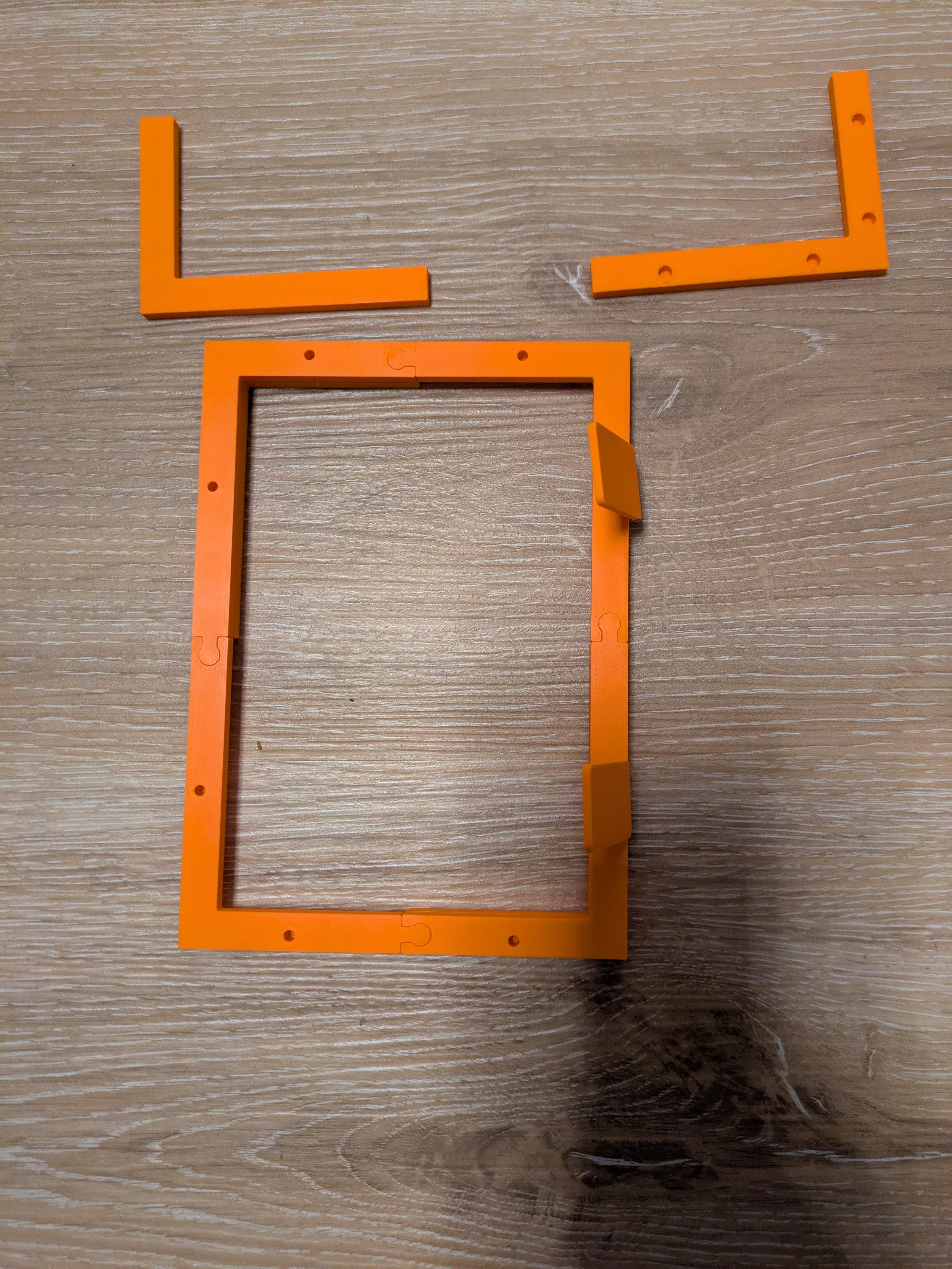 Miniatura 8 do modelo 3D parametric modular picture frame (openscad)