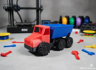Truck toy (easy print - NO SUPPORTS)