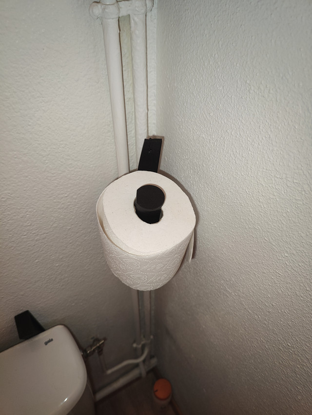 non hard fixed toilet paper holder