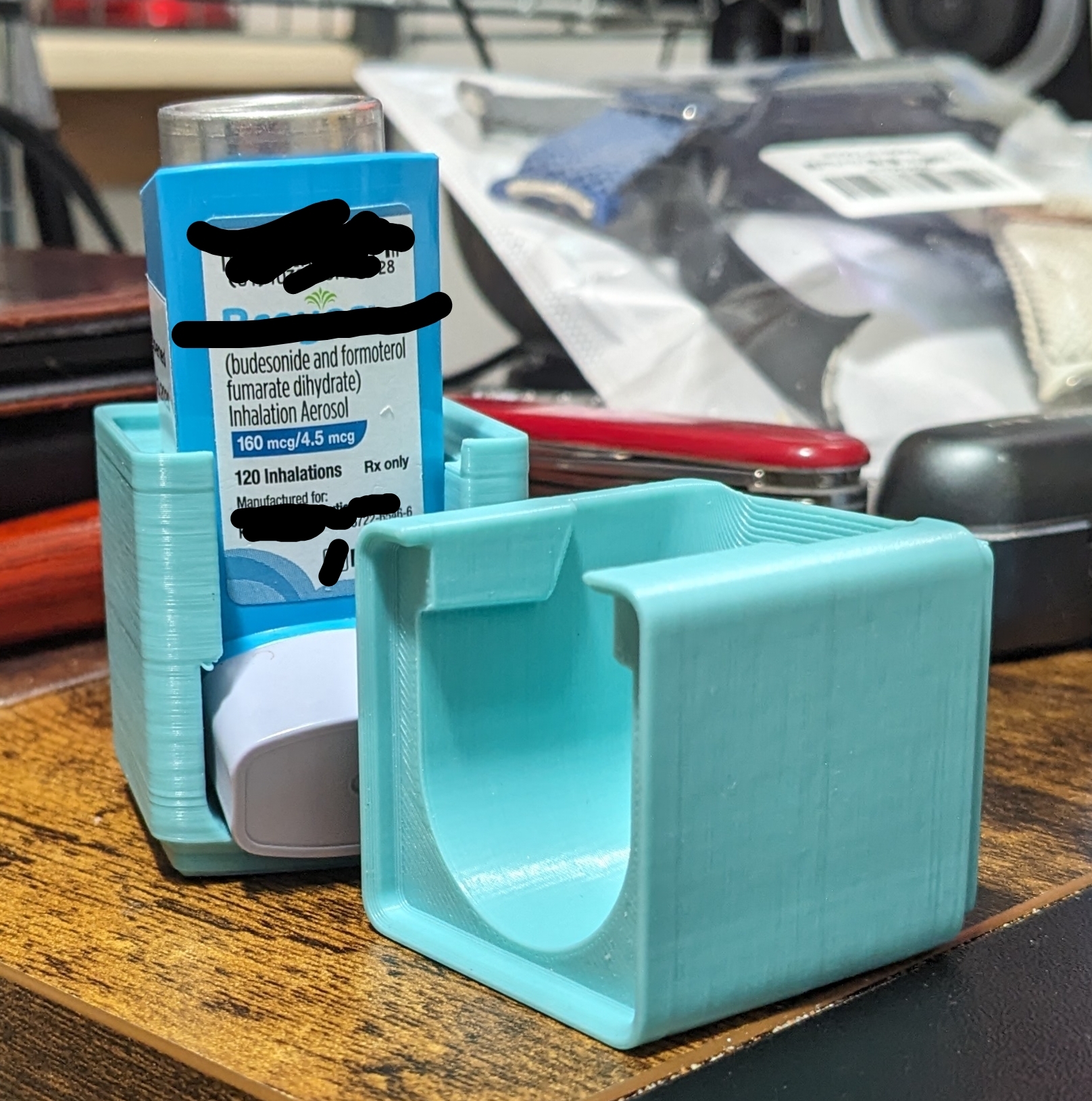 Inhaler Holder Gridfinity — miniatura 2