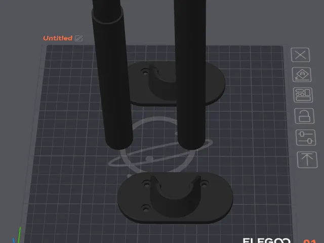 Modular Wardrobe Rail Hanger Set Including Pole