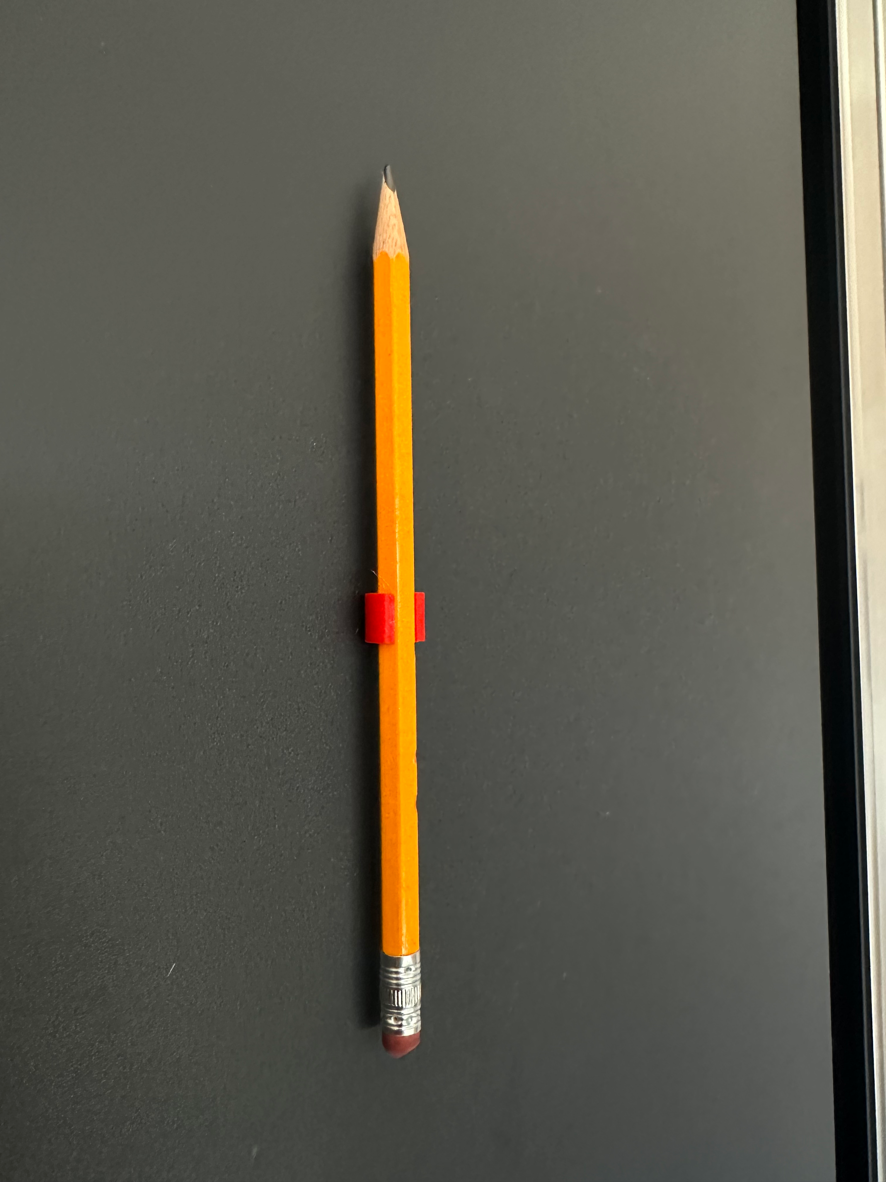 Magnetic clip for pencils