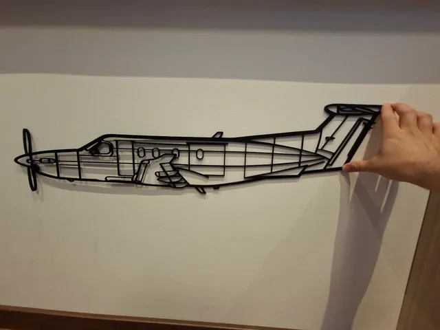 Pilatus PC-12 Wallart