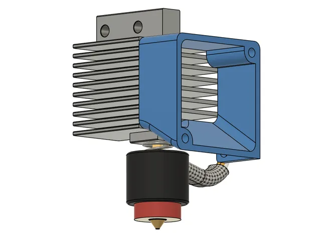Elegoo Centauri Carbon E3D Revo Hotend Heatsink + FanDuct