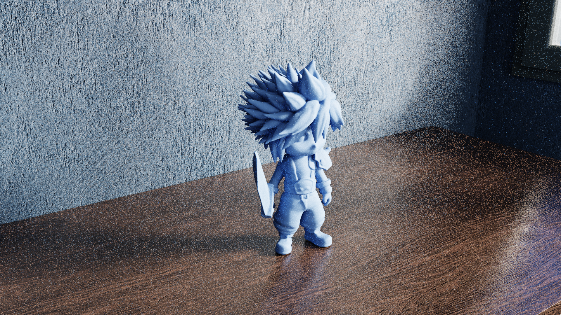 Miniatura 7 do modelo 3D Chibi Cloud Strife