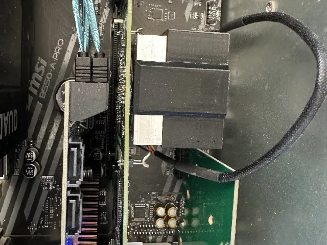 PERC H310 40x20 fan bracket - 20mm thick fan