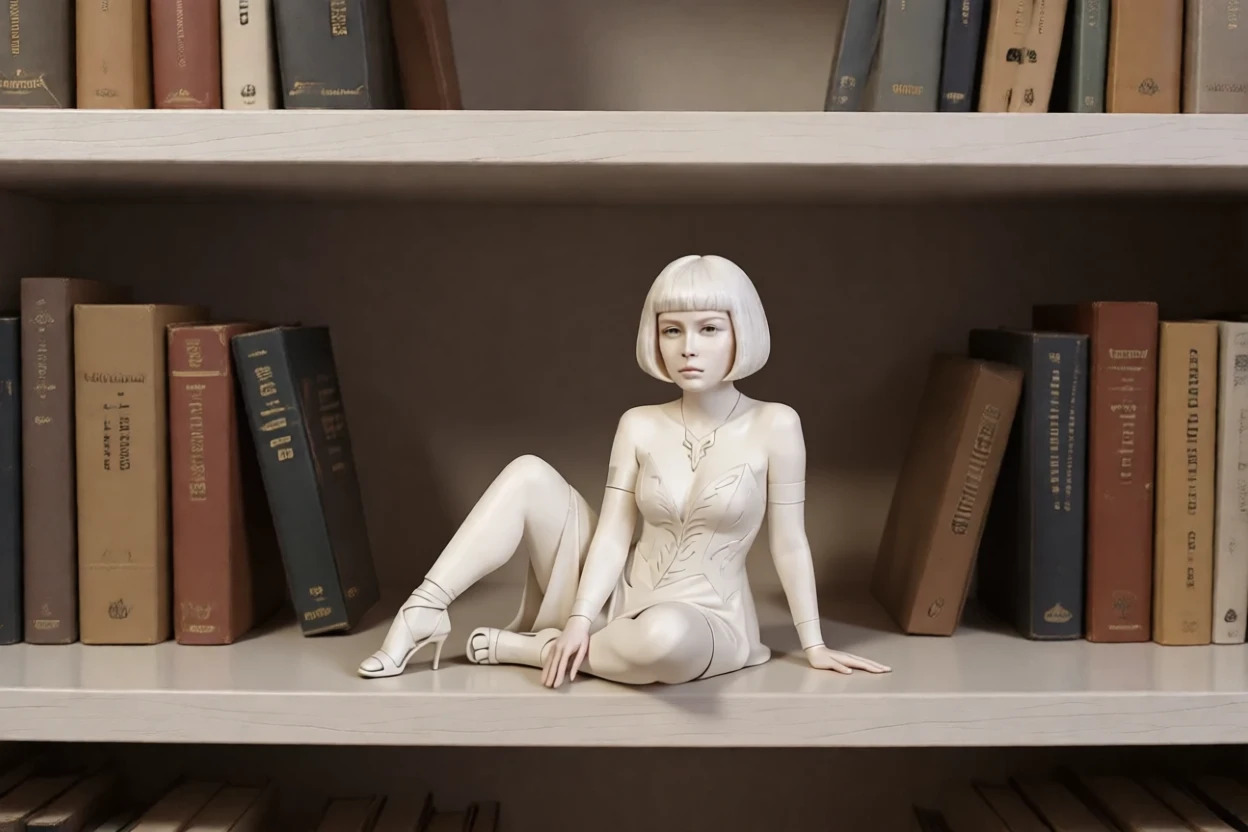 Sitting lady