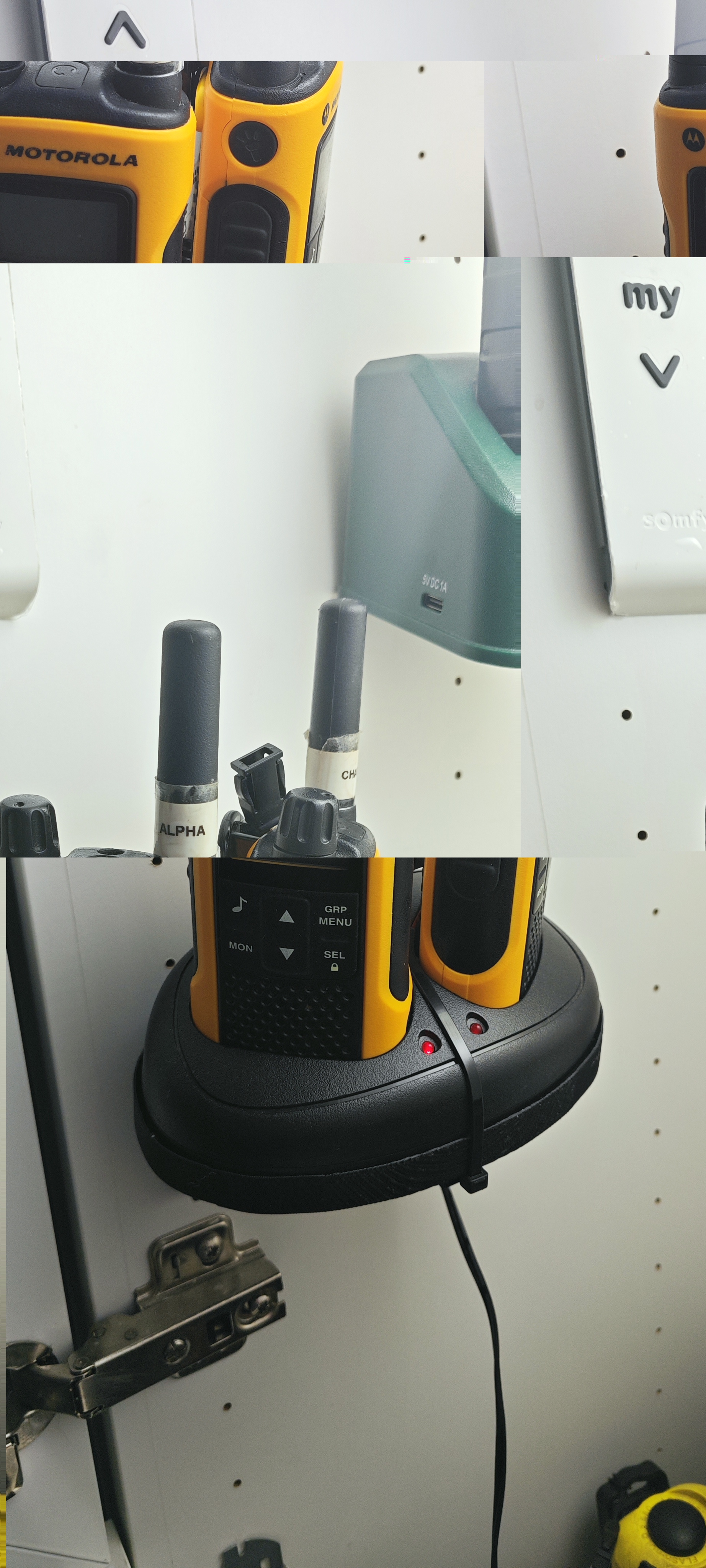 Support murale chargeur Motorola T80 extreme