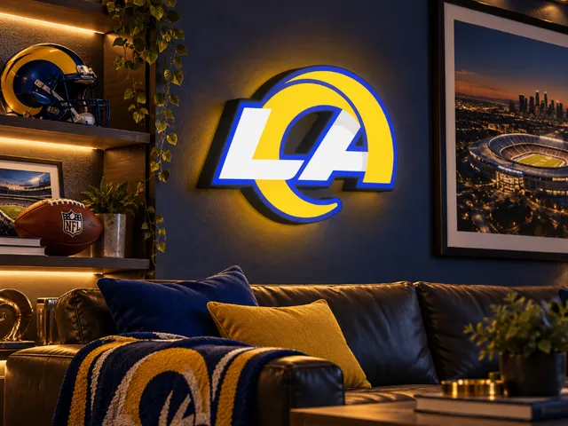 Los Angeles Rams LED Light Box – NFL Football Wall Sign