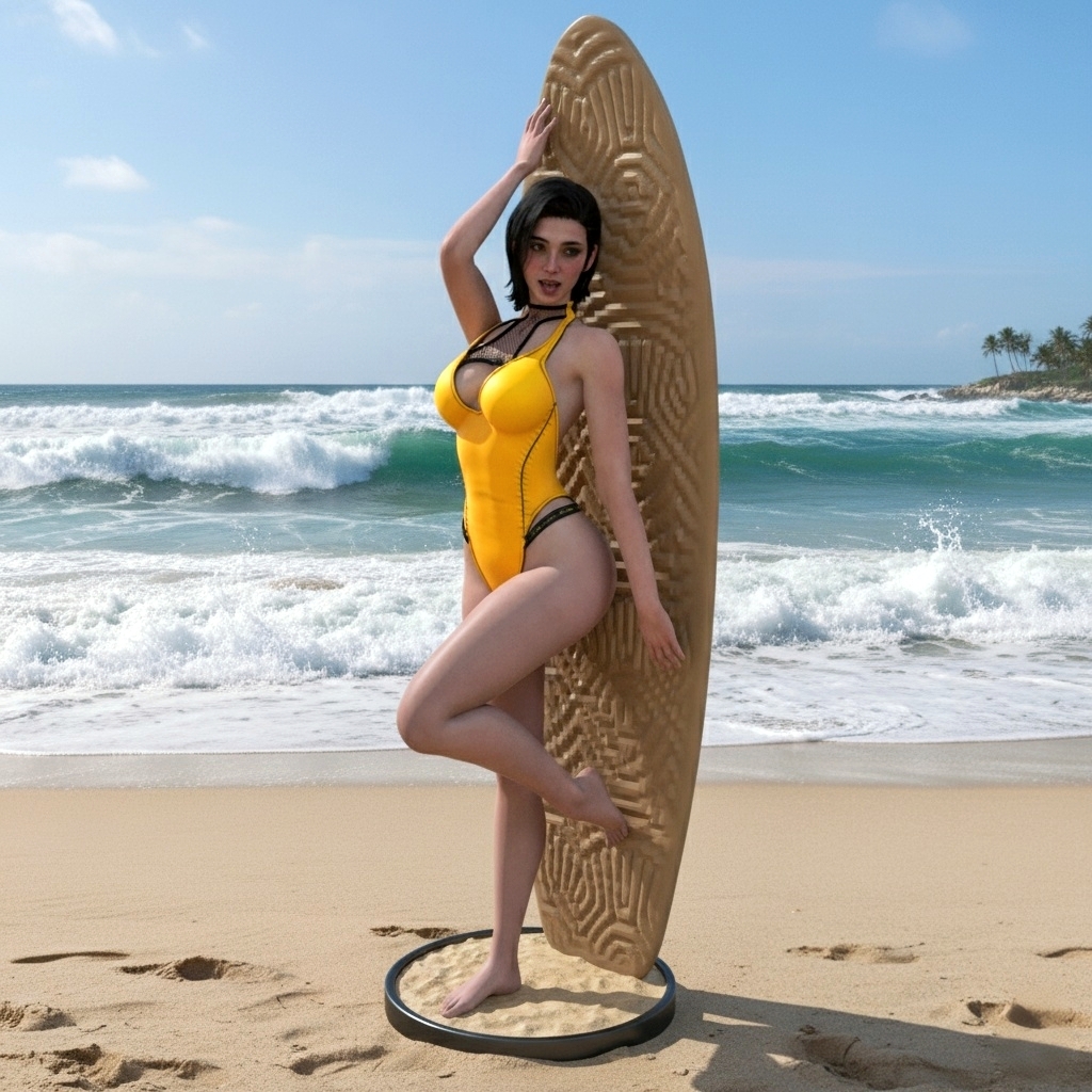 (FREE) FIGURE "SUMMER IS ENDING" MINIATURE