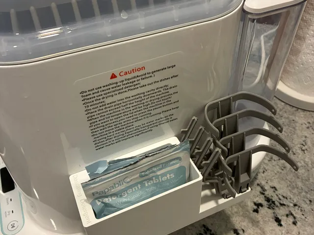 Accesories holder for papablic baby bottle washer