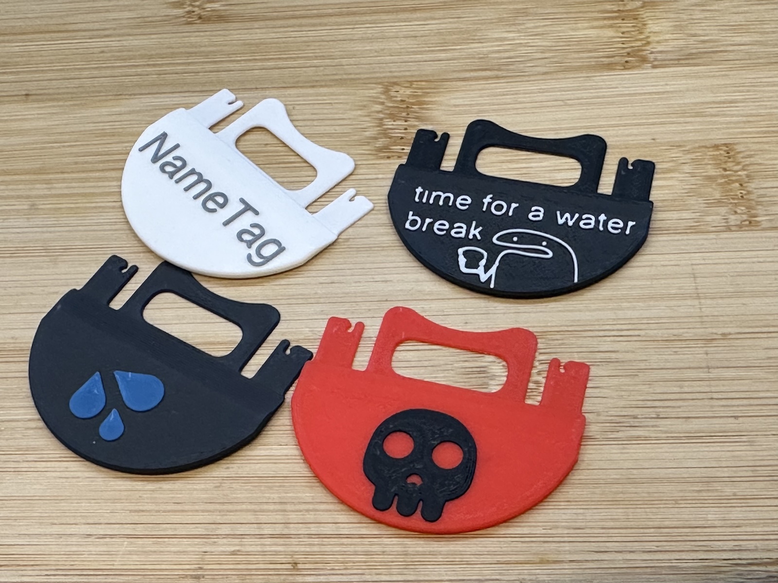 Miniatura 6 do modelo 3D Owala Name Tag Insert