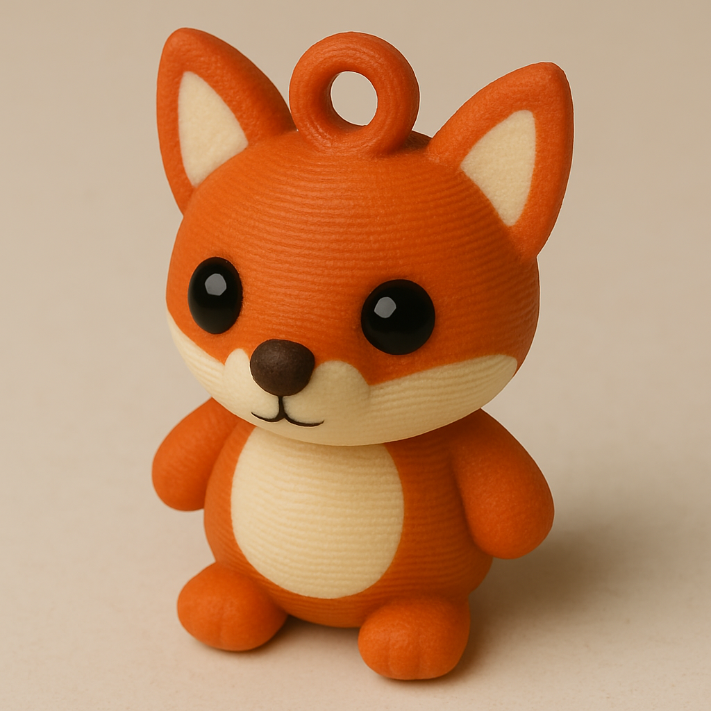 Cute Fox Keychain