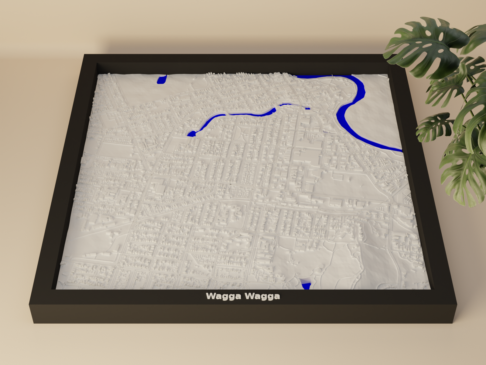 Wagga Wagga, Australia - 3D Miniature
