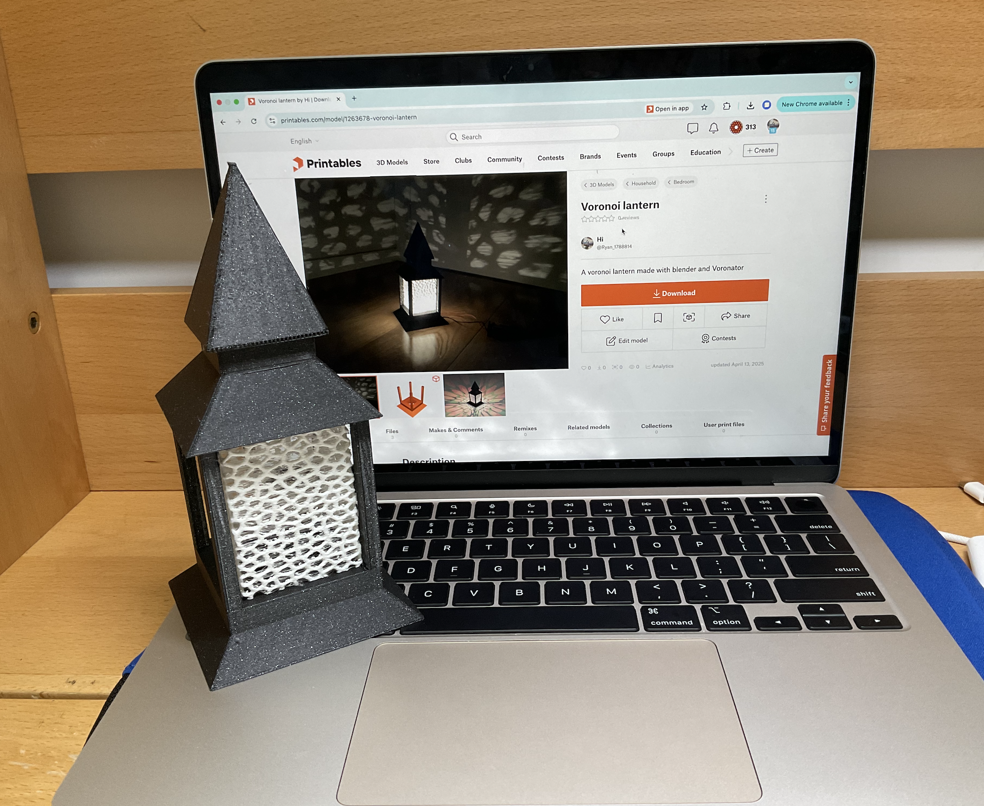 Voronoi lantern