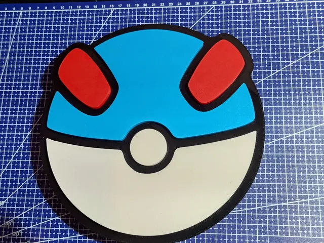 Great Pokeball withs led inside