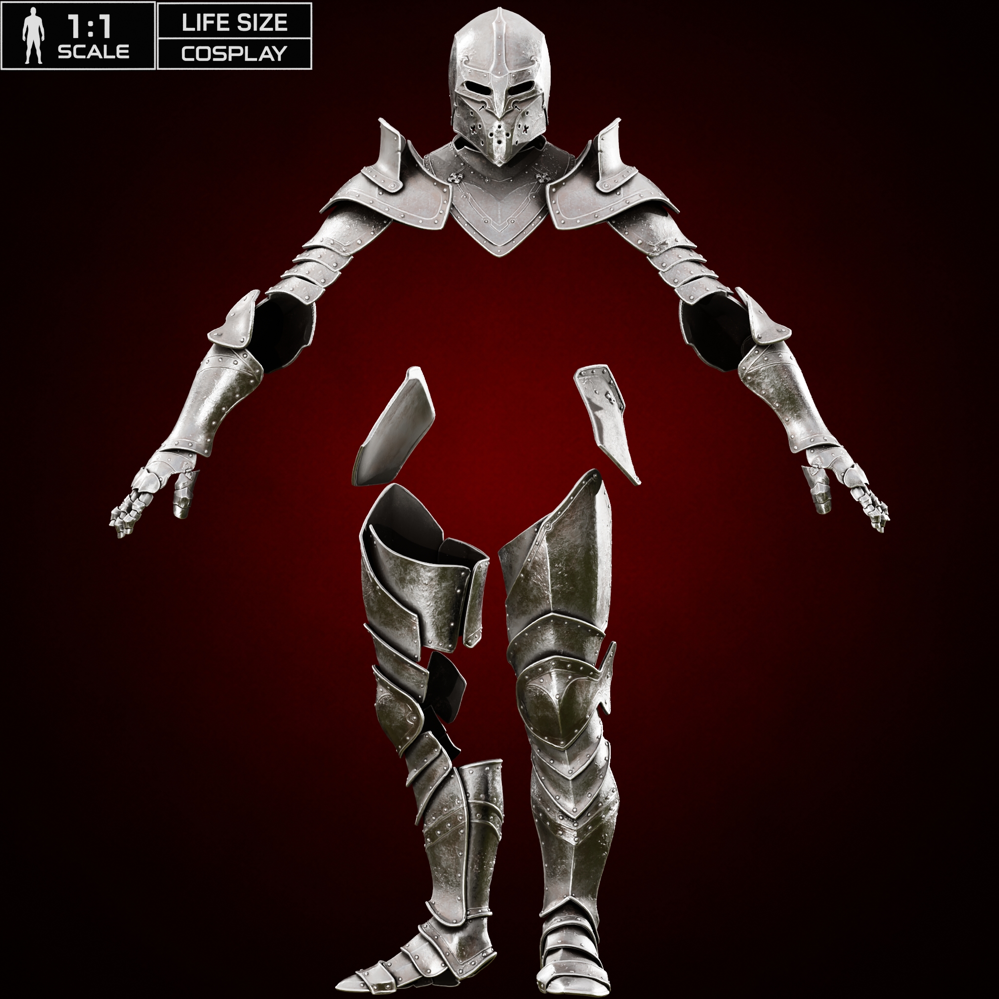 ULTIMATE HARROS THE VASSAL MORTAL SHELL FAN ART COSPLAY life size STL