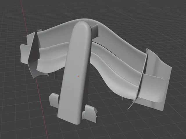 F1 2026 Front Wing (Print in one piece, no assembly required)