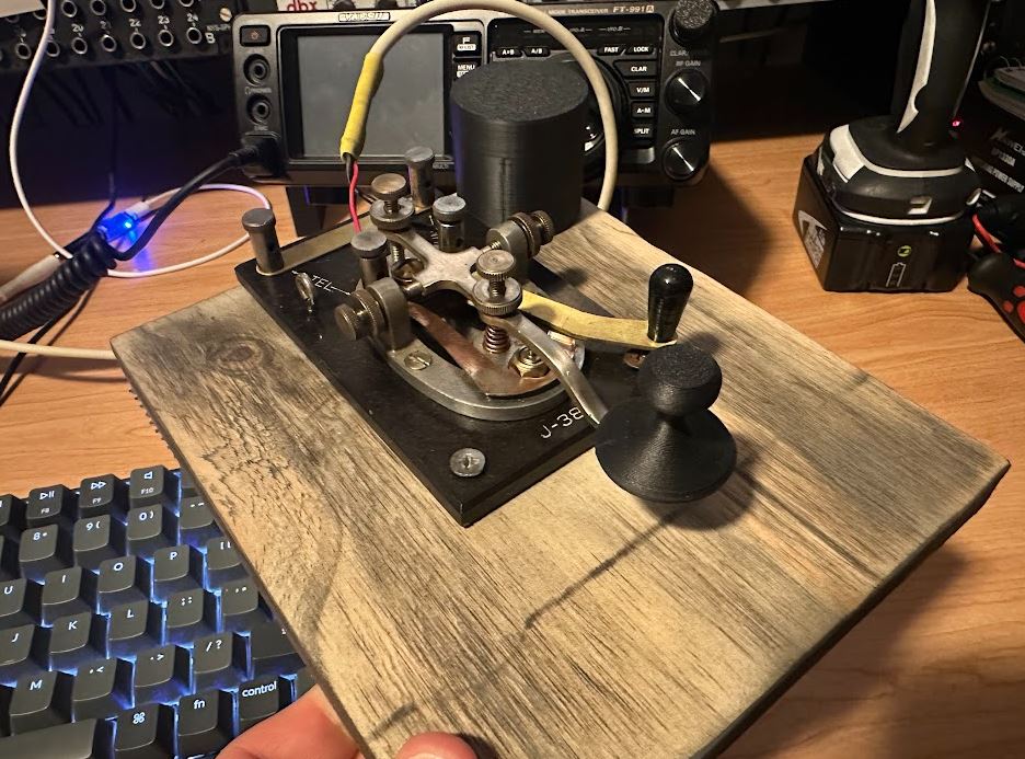 J-38 CW Morse Code Key Knob