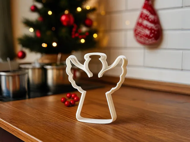 Christmas Angel Cookie Cutter